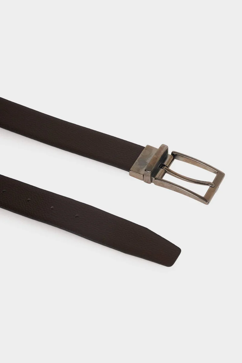 Defacto  Man Double Sided Clasp Faux Leather Classic Belt for Men | Best Price UAE