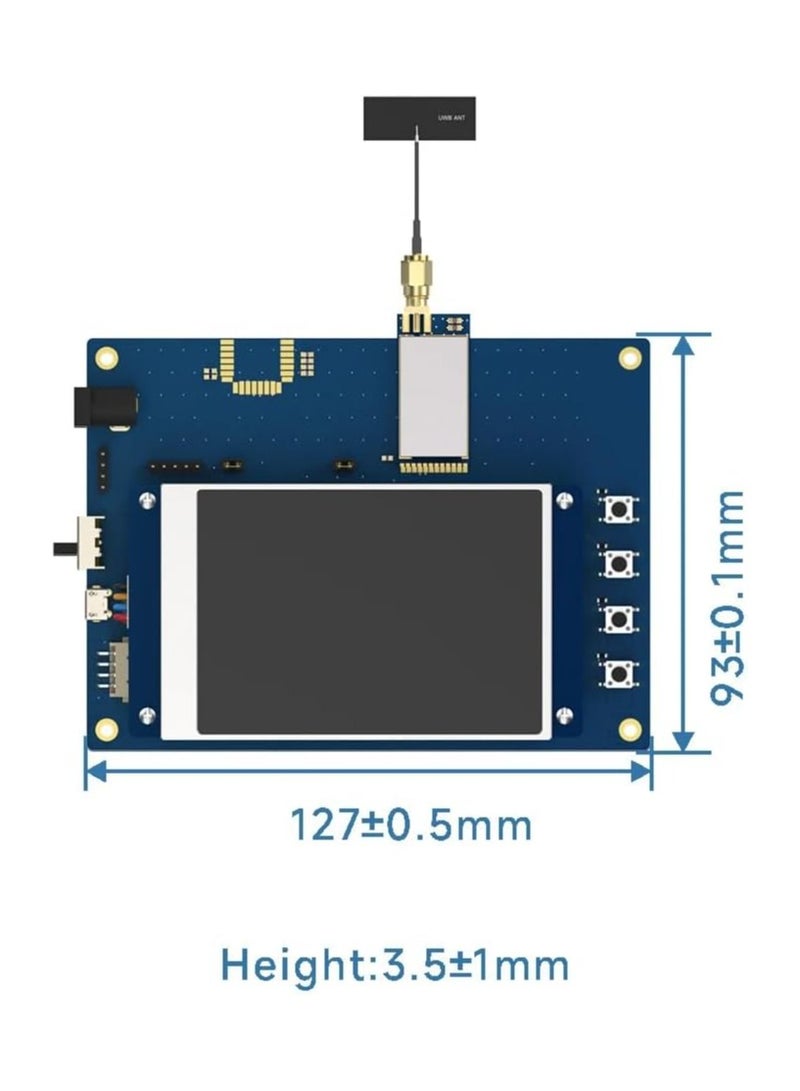 500mW UWB3000F27 Demo Board UWB Front End Module for Ultra Long-Range Bi-Directional Ranging and Positioning x 1 Set  - Image 4