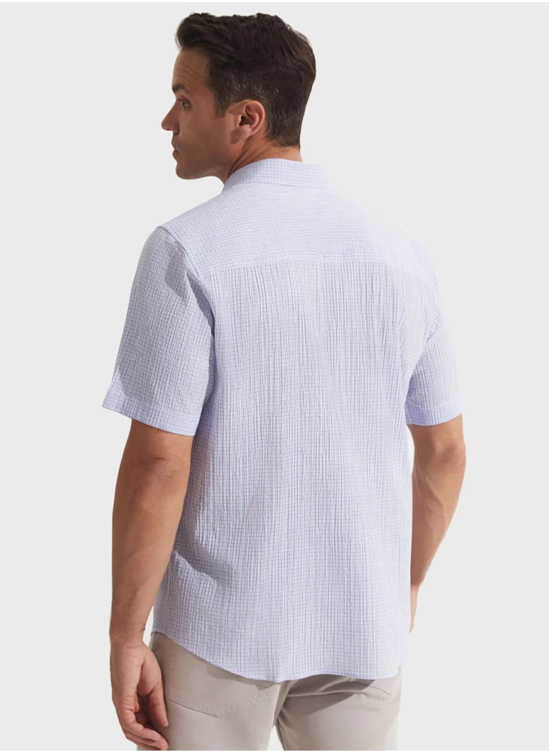 جون Checked Regualr Fit Shirt