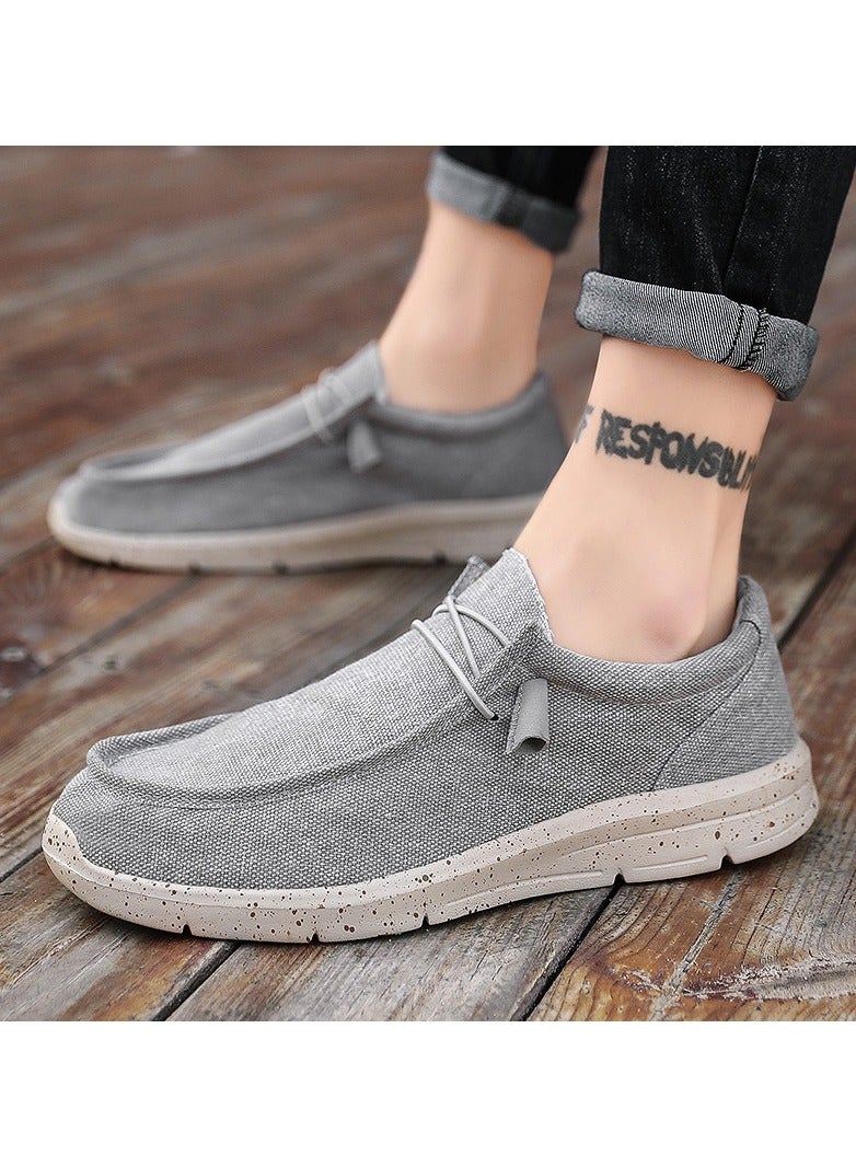 Loquat Breathable British Canvas Casual Men's Shoes  - Image 2