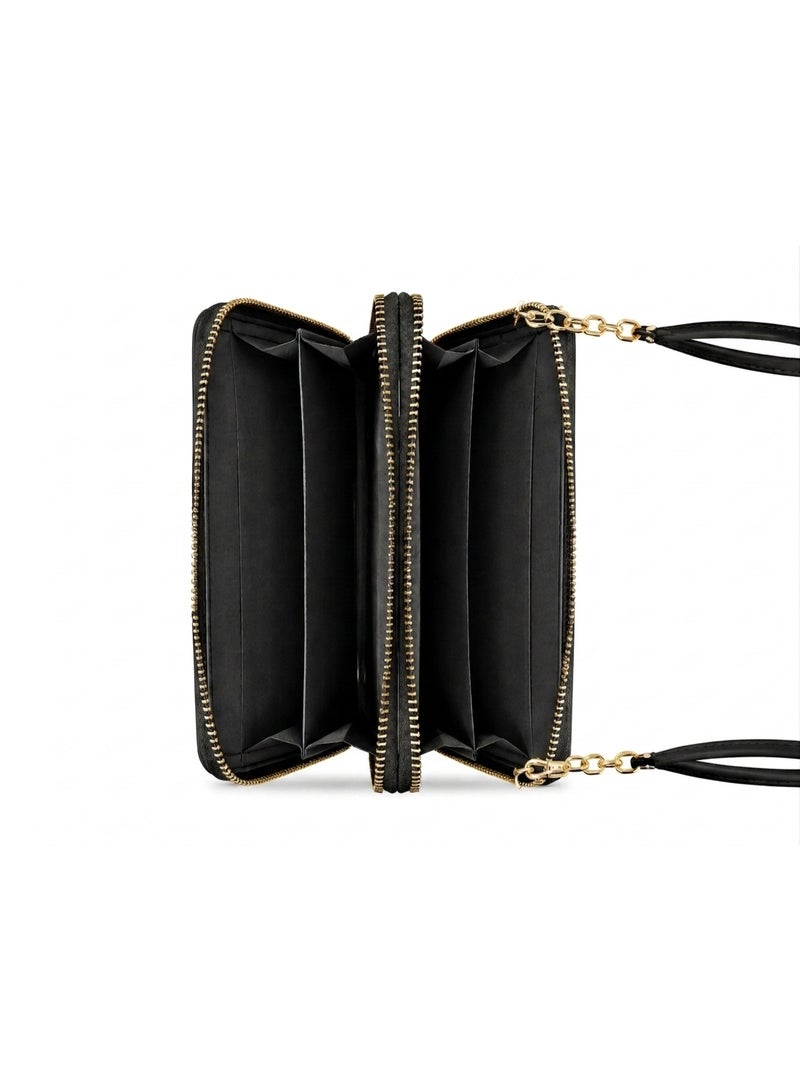Kanaz Cross Book2 Women’s Crossbody Bag – Stylish Leather Shoulder Bag with Multiple Zippers for Daily Use - Image 2