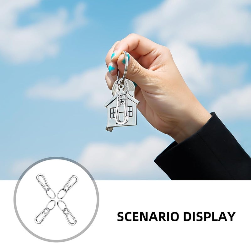 4sets Stylish Car Key Holders Portable Waist Hanging Key Chains for Men and Women Resistant Design for Everyday Use - Image 3