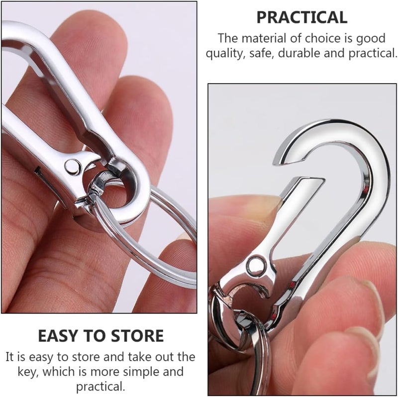 4sets Stylish Car Key Holders Portable Waist Hanging Key Chains for Men and Women Resistant Design for Everyday Use - Image 5