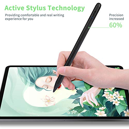 Bbata Stylus Pen for Chromebook, Active Capacitive Digital Pencil Compatible with Chromebook Stylus,Good for Sketching and Note-Taking Pens,Black - Image 4