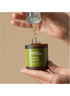 urban Veda Purifying Neem & Tea Tree Facial Oil 30ml  - Image 3