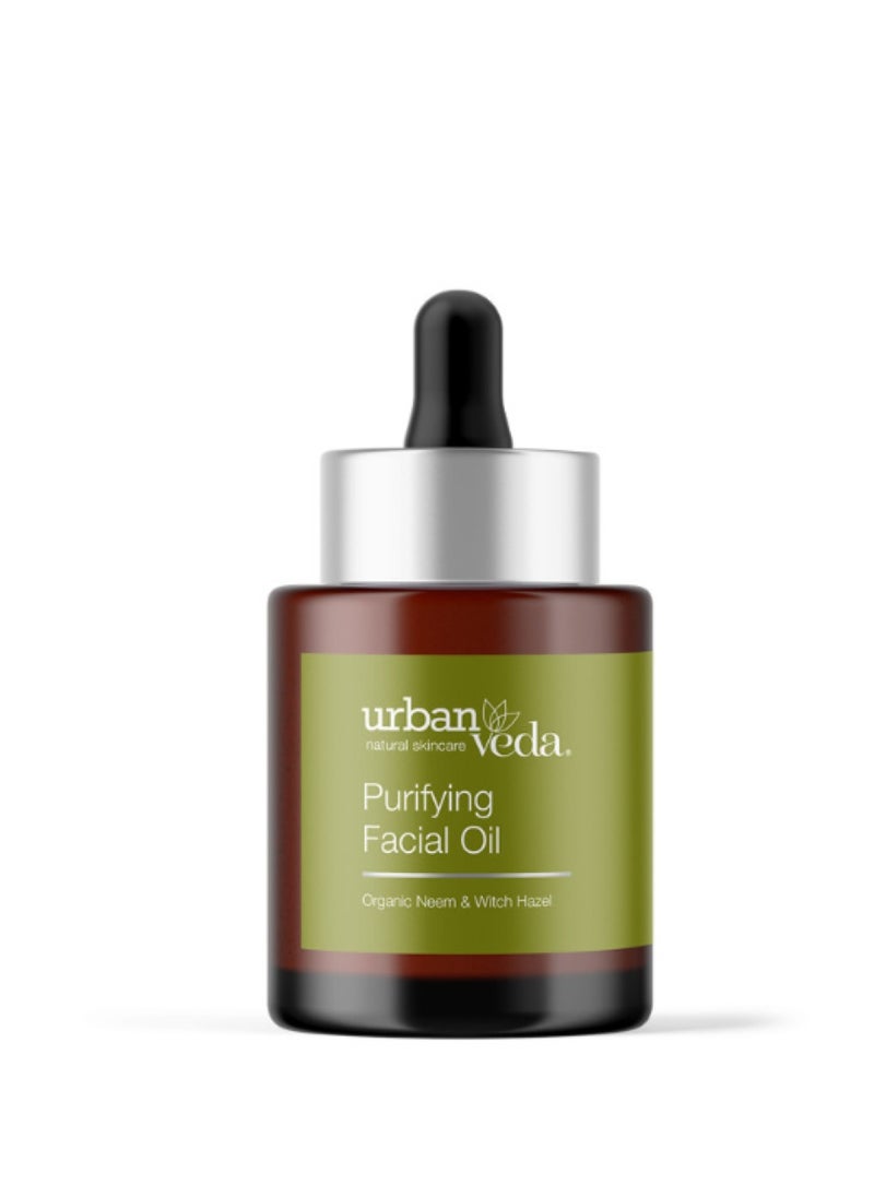 urban Veda Purifying Neem & Tea Tree Facial Oil 30ml  - Image 2
