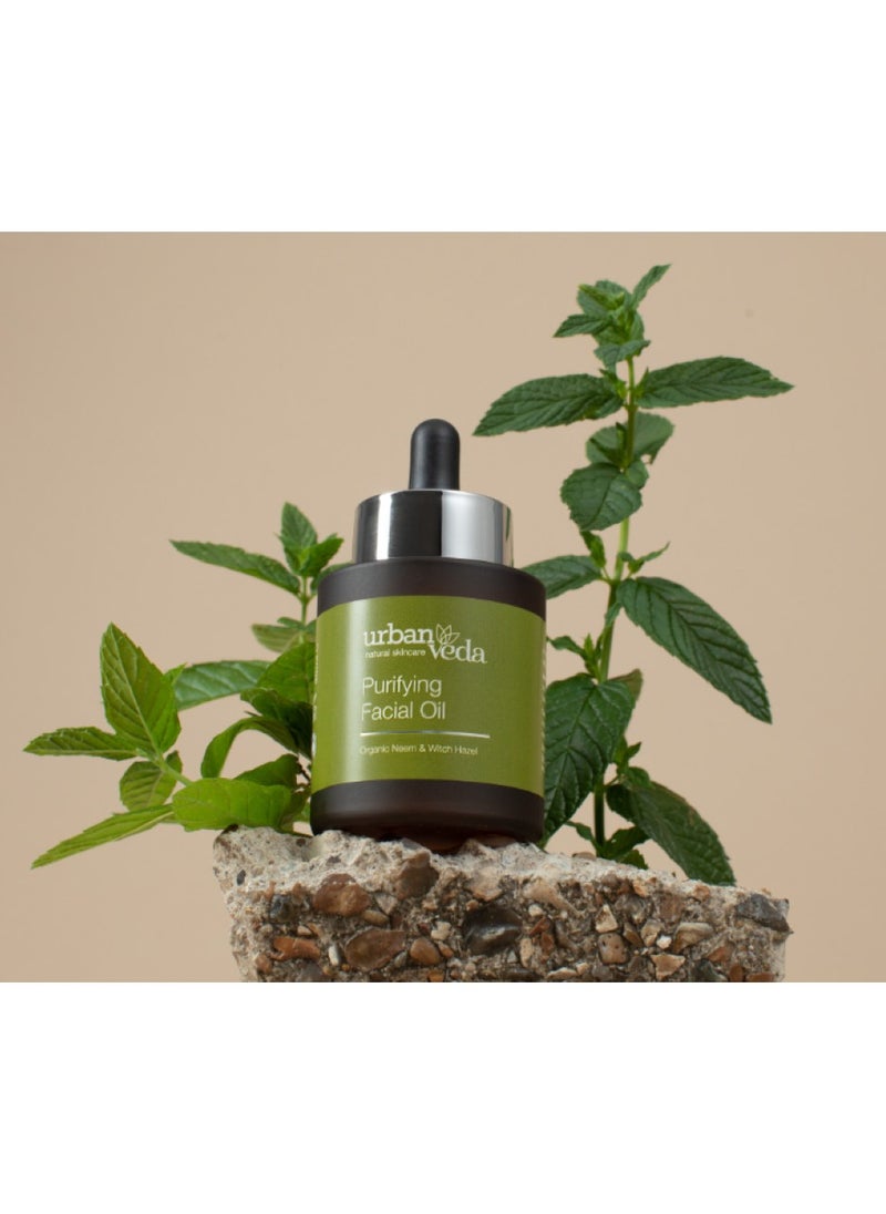 urban Veda Purifying Neem & Tea Tree Facial Oil 30ml  - Image 5