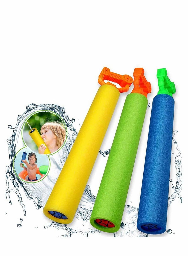 KASTWAVE Water Spray Tube for Kids 3 Pcs Super Blaster Soaker Foam Water Pool Toys Spray Tube Summer Fun Beach Toys Outdoor Swimming Pool Games Toys for Boys Girls... - Image 1