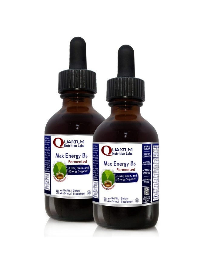 Quantum Nutrition Labs Max Energy B's - 2 Fl Oz (Pack of 2) - Image 1