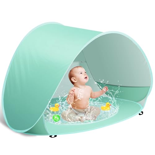 Kapeazo Baby Beach Tent Pop Up Beach Tents Baby Tent for Beach, Portable Shade Pool UV Protection Sun Shelter for Infant - Image 1