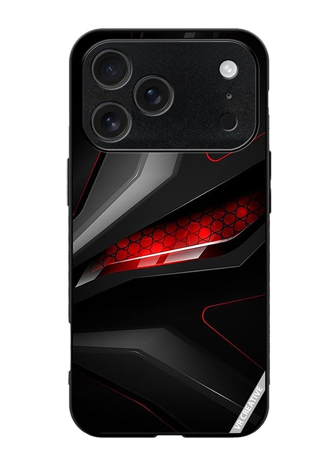 VR CREATIVE Protective Case Cover For Apple iPhone 17 Pro Max Neon Texture Design Multicolour