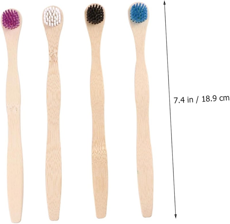 4 قطع مجموعة كاشطة الفم فرشاة يقلل من رائحة الفم الكريهة يحسن الطعم الأبيض والأزرق - Image 4