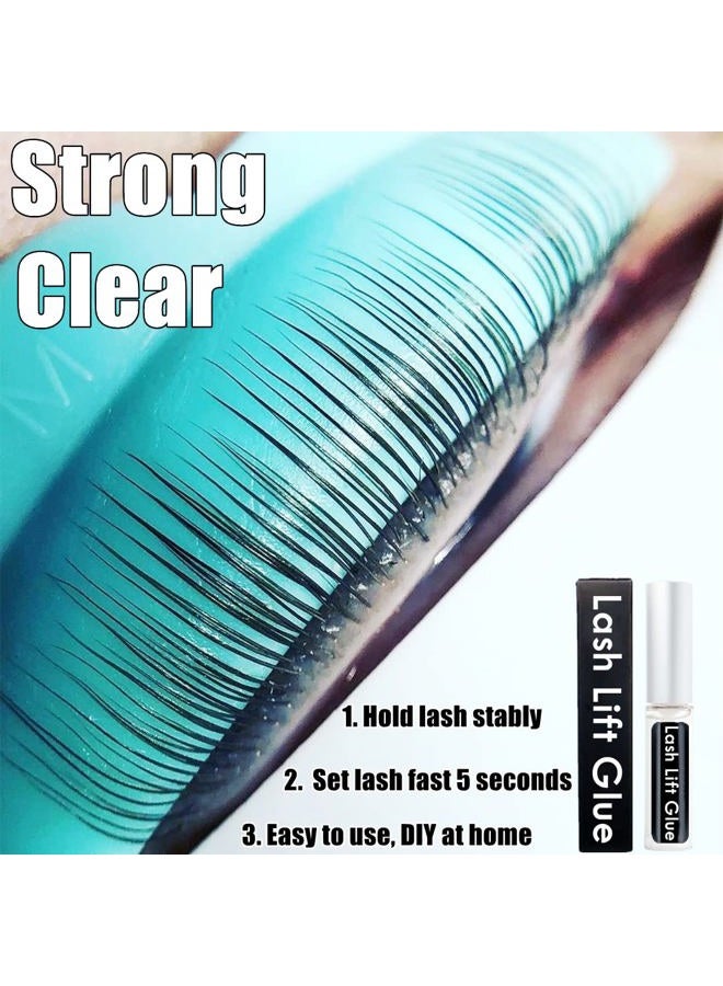 ICONSIAM Clear Lash Lift Glue Strong Brow Lamination and Eyelash Perm Adhesive -5 Seconds to Set Them In Place, Satisfying Eyelash Lifting Without Hair Popping Off More 100 Applications