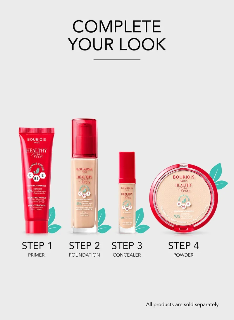 BOURJOIS PARIS Healthy Mix Clean Powder - 07 - Caramel, 10g