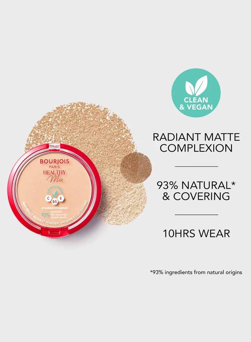 BOURJOIS PARIS Healthy Mix Clean Powder - 07 - Caramel, 10g
