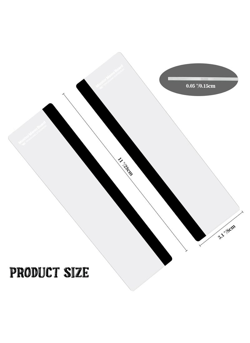 NIIMBOT - 2pcs Computer Monitor Memo Board, Office Desk Accessories, Computer Message Board, Office Supplies for Women Men,Computer Sticky Note Holder Home Office Accessories Office Desktop Message Office Decor - Image 1