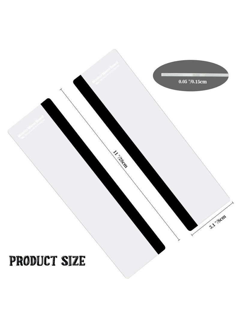 NIIMBOT 2 Pieces Computer Monitor Memo Board, Office Desk Accessories, Computer Message Board, Office Supplies for Women Men, Computer Sticky Note Holder Home Office Accessories Office Desktop Message Office Decor - Image 4