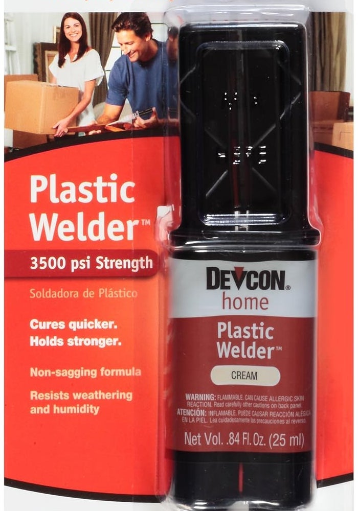 Devcon 22045 Plastic Welder - 25 ml Cream Adhesive for Strong Repairs - Image 1