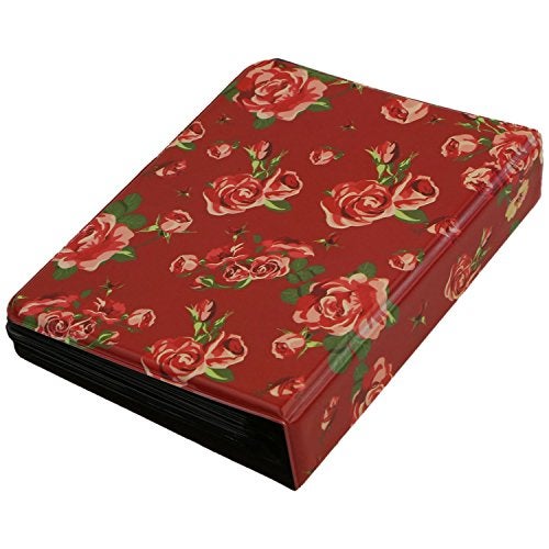 ZENKO 64 Pockets Photo Album for Fujifilm Instant Mini 13/12/11/9/8/SE/41/99/Evo/Liplay Instant Camera/Mini Link Printer, Polaroid Snap Touch PIC-300 Z2300 Mint Zip Instant Camera Printer- Red Flower - Image 3