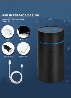 Garlo Car Fragrance diffusers, Air fresheners,USB-Powered Mini Ultrasonic Mist Humidifier Oil Diffuser for Vehicle  - Image 5