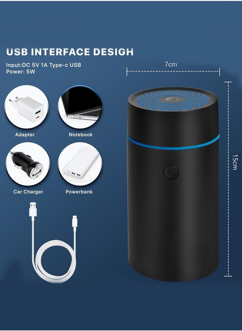 Garlo Car Fragrance diffusers, Air fresheners,USB-Powered Mini Ultrasonic Mist Humidifier Oil Diffuser for Vehicle  - Image 5