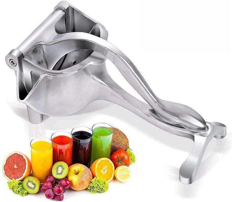 Portible Stainless Steel Manual Fruit Juicer Hand juicer Fruit juicer Manual juicer Instant juicer Orange juicer Steel Handle Juicer pack of 1 - Image 1