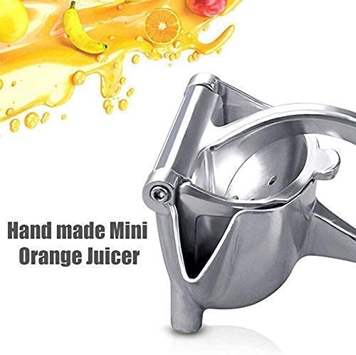 Portible Stainless Steel Manual Fruit Juicer Hand juicer Fruit juicer Manual juicer Instant juicer Orange juicer Steel Handle Juicer pack of 1 - Image 4