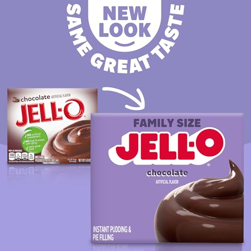 Jell-O Chocolate Instant Pudding & Pie Filling Mix, 5.9 oz Box, As Seen on TikTok - Image 4