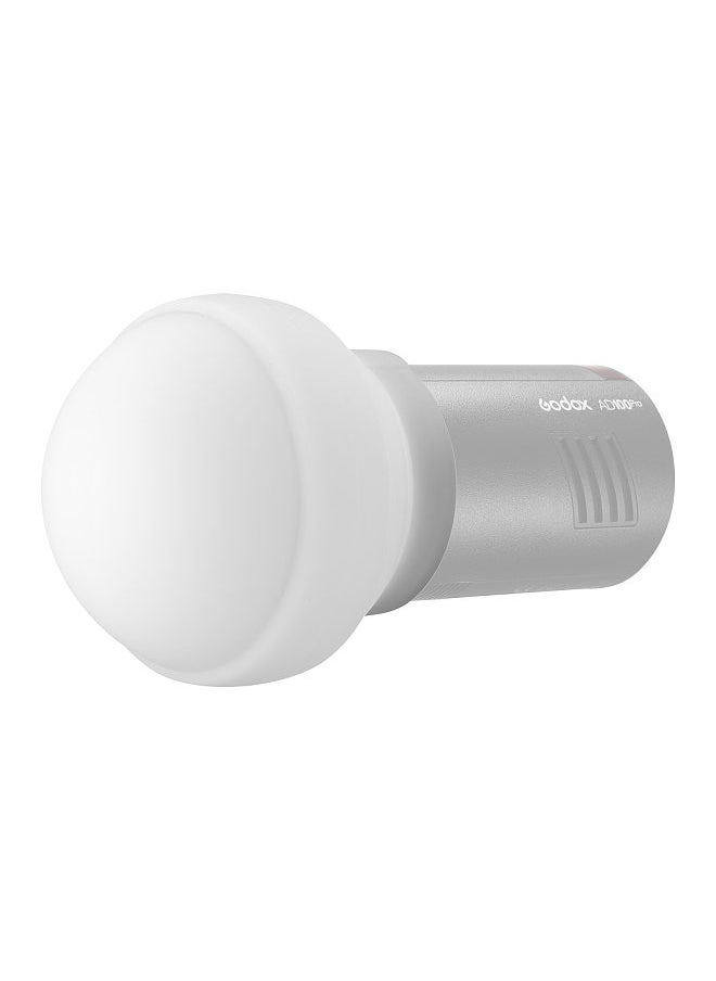 Godox - Godox AK-R22 Collapsible Silicone Photography Diffuser Dome for V1 Series Flashes AD100PRO AD200PRO (with H200R) Studio Photography Portrait Live Stream - Image 1