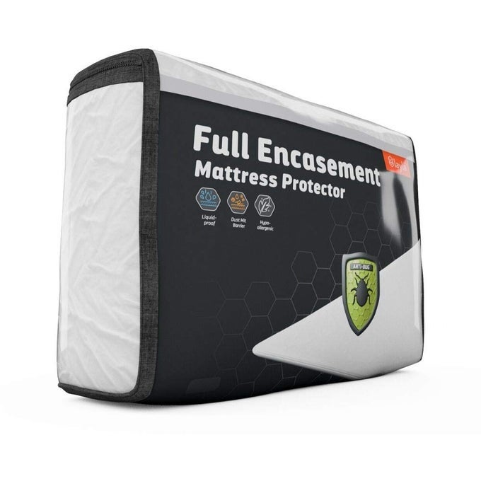 QUEEN MATTRESS PROTECTOR LIQUID PROOF BREATHABLE STAIN RESISTANT 88 POLYESTER 12 SPANDEX WITH TPU