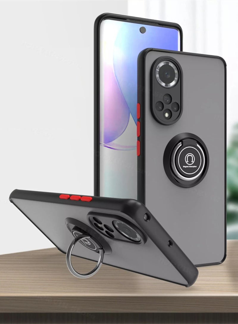 Finger Ring Case Cover For Huawei Nova 9 / Honor 50 Black