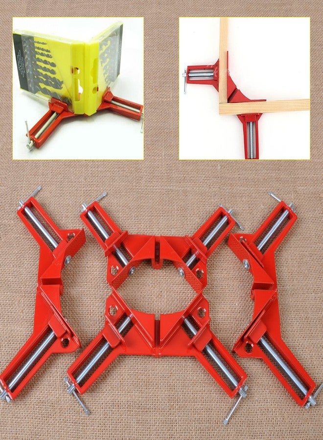 Eastar 4 pcs 90 Degree Right Angle Miter Corner Clamp 3" capacity Picture Frame Holder Woodwork - Image 5