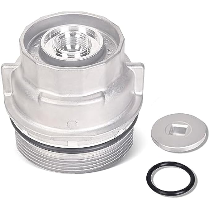 RICH AUTO Oil Filter Housing Cap Assembly Compatible with Toyota CamrySiennaTacomaTundra Lexus ES350GS460IS300 Scion tC and more  Replaces 1562031060 1562031060 1564331050 1564331050 - Image 1