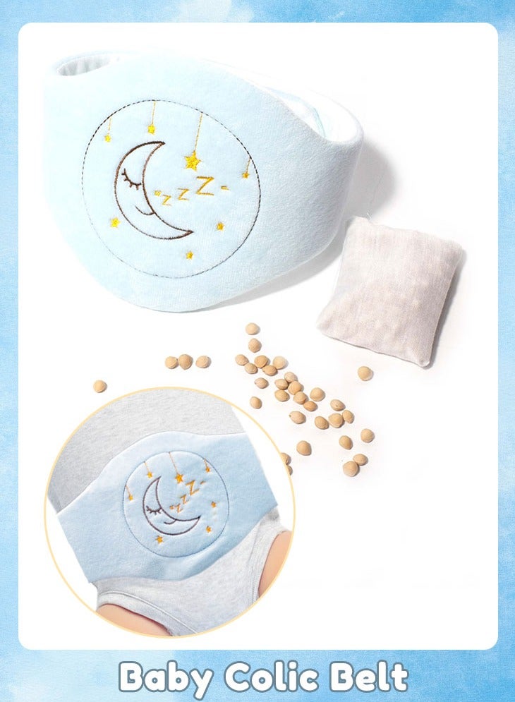 Sharpdo Adjustable Baby Colic Belt, Natural Cherry Stone Filled Warmer for Gas, Bloating & Infant Tummy Pain Relief for Boys and Girls - Image 1