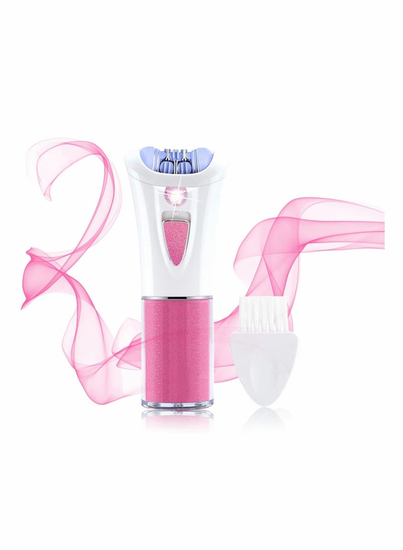 NIBEMINENT Facial Epilator, Cordless Hair Removal for Women Face & Body Remover, Electric Mini Epilator with LED Light, Bikini Trimmer Armpit Leg - Image 1