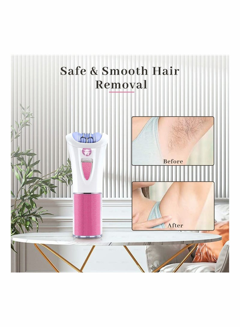 NIBEMINENT Facial Epilator, Cordless Hair Removal for Women Face & Body Remover, Electric Mini Epilator with LED Light, Bikini Trimmer Armpit Leg - Image 5