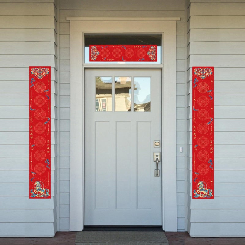 DIY Blank Couplet Paper For Chinese Spring Festival 2026 Year Of The Horse Style D - Image 5