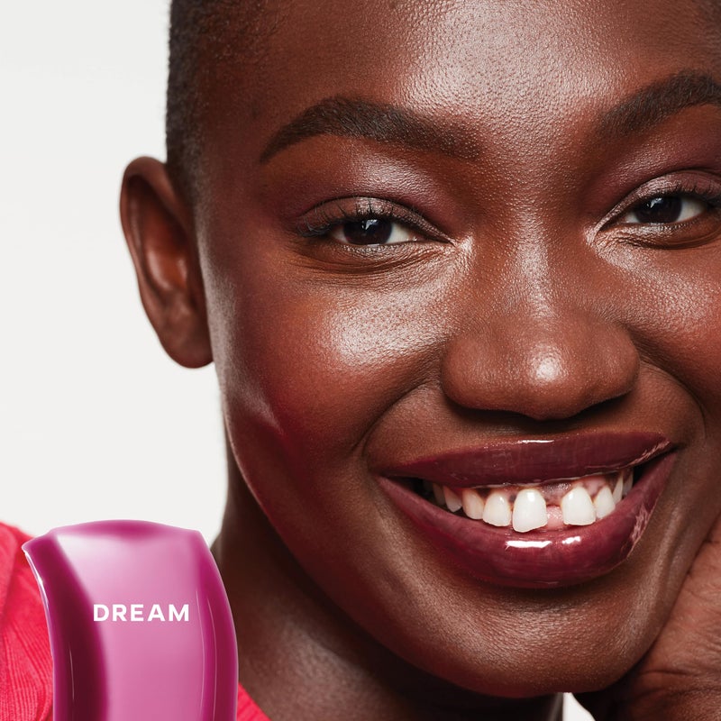 Saie Glossybounce - Hydrating Lip Gloss and Tinted Lip Oil Hybrid with Hyaluronic Acid & Jojoba Oil for Non-Sticky, Ultra-Shiny, Plump & Soft Lips - Everyday Makeup Essential - Dream (.17 oz) - Image 2