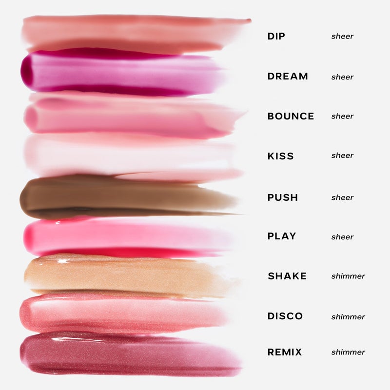 Saie Glossybounce - Hydrating Lip Gloss and Tinted Lip Oil Hybrid with Hyaluronic Acid & Jojoba Oil for Non-Sticky, Ultra-Shiny, Plump & Soft Lips - Everyday Makeup Essential - Dream (.17 oz) - Image 5