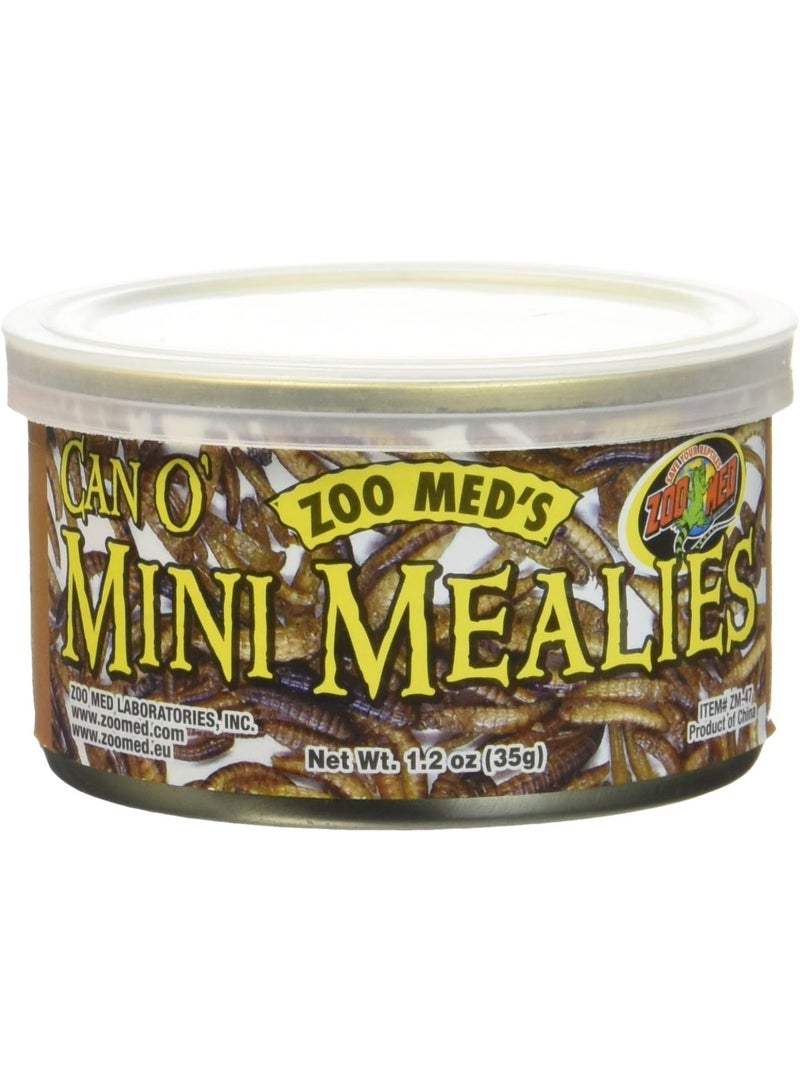 Zoo Med Zoo Med Laboratories SZMZM47 Zoo Can O Mini Mealies, 1.2-Ounce 