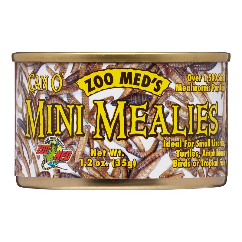 Zoo Med Laboratories SZMZM47 Zoo Can O Mini Mealies, 1.2-Ounce - Image 1