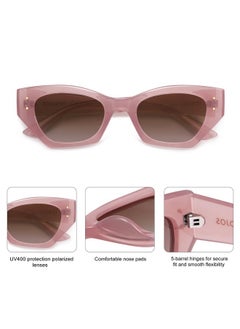 Retro Trendy Polarized Sunglasses For Women Narrow Cat Eye Womens Shades Sj2346,Milky Pink Brown Grading - pzsku/ZB371C13684A007CD7EC4Z/45/_/1735817438/76d4af3c-b083-4475-b421-d8a5340be49e