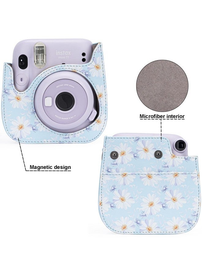 Frankmate Protective Case Compatible With Fujifilm Instax Mini 12 11 9 8 Instant Film Camera With Accessory Pocket And Adjustable Strap - Image 4