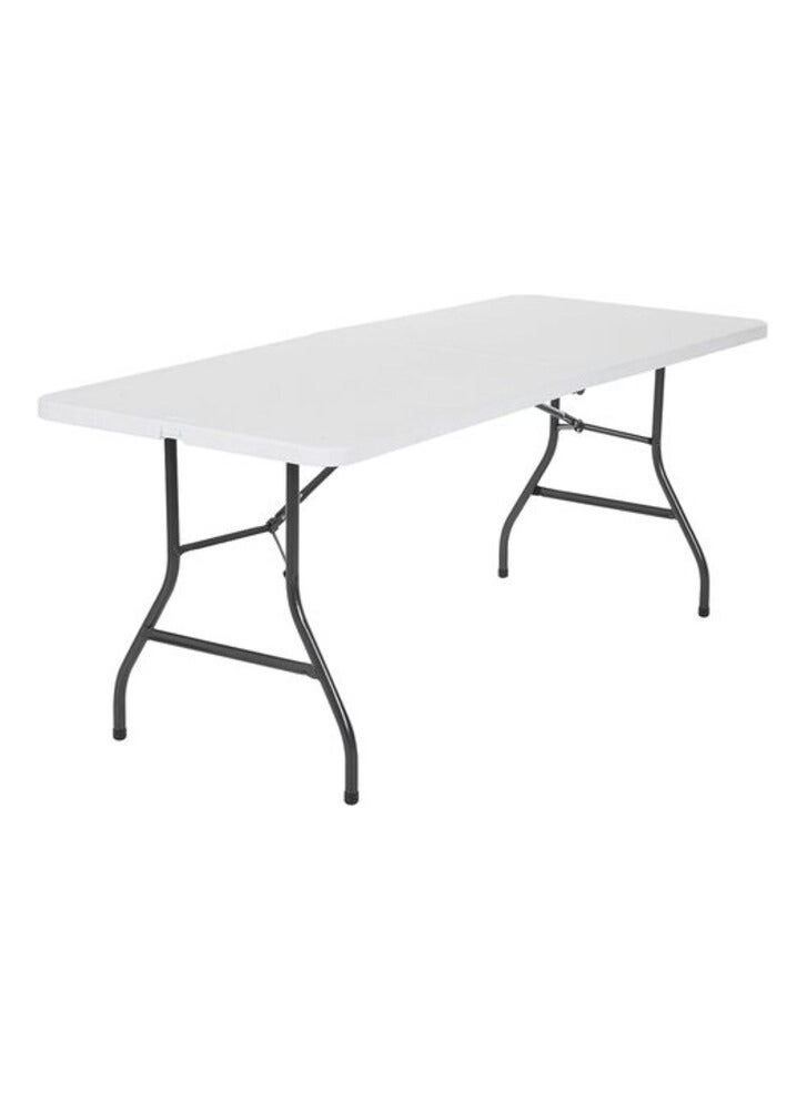 Class Dn-Bm0 Heavy Duty Folding Table Centerfold, Ideal For Crafts, Outdoor Events, Convenient Carry Handle, 6-Feet, White - Cldnbm09, 180*74Cm