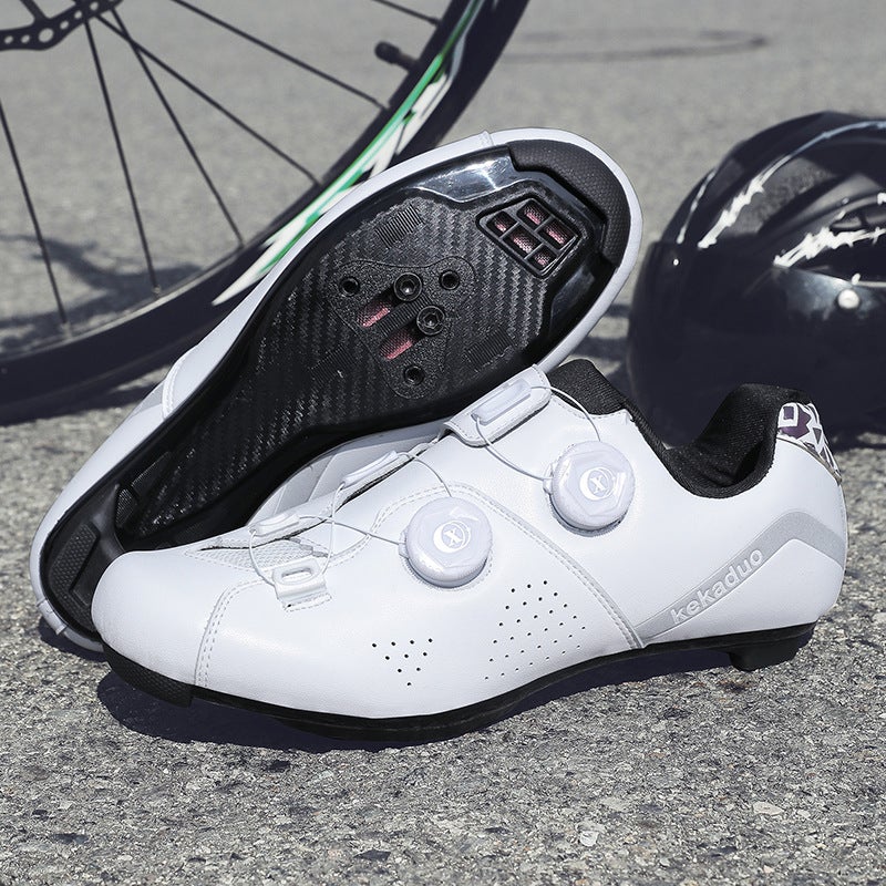 Road Bike Lock Shoes Bicycle Cycling Shoes Lockless Summer Hard-Soled Mountain Bike Breathable Wear-Resistant Professional Cycling Lock Shoes - Image 1