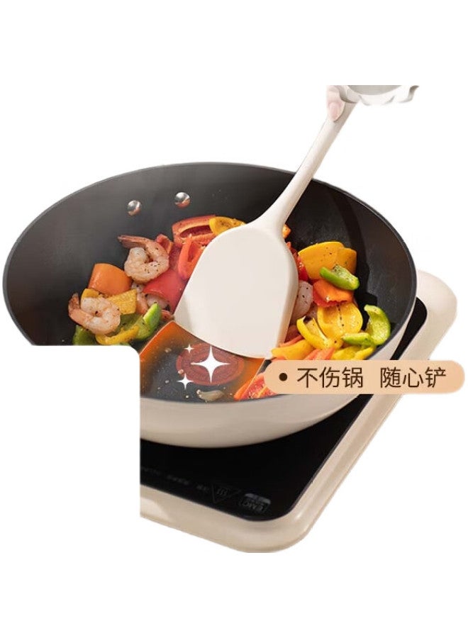 SUPOR Silicone Soup Ladle, Large Size, Food-Grade, Non-Stick, Suitable For Wok, Frying Pan, Flat Bottom Pan, Soup Pot, Hot Pot, Heat-Resistant Kitchen Utensil - Image 3