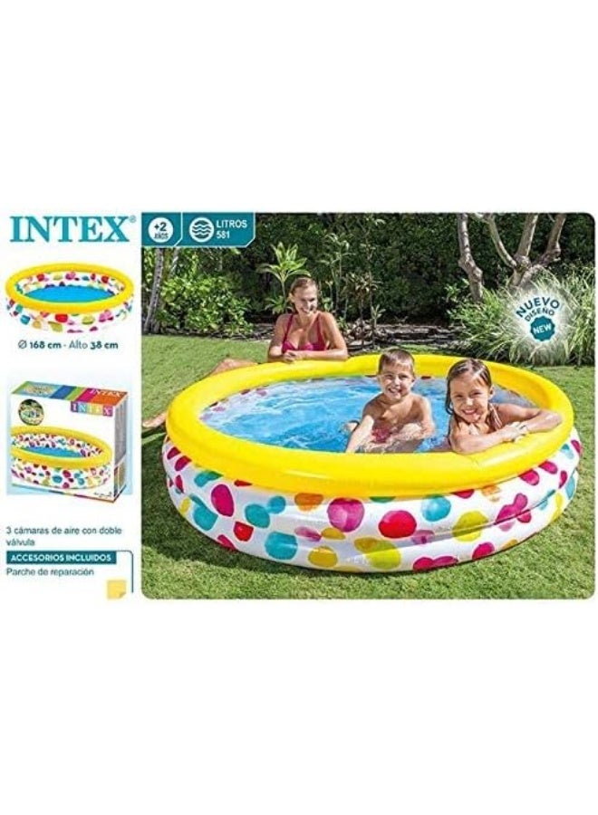 Intex Swimming Pool 3 Rings Multicolor 168 X 38 Cm 168x38cm - Image 2