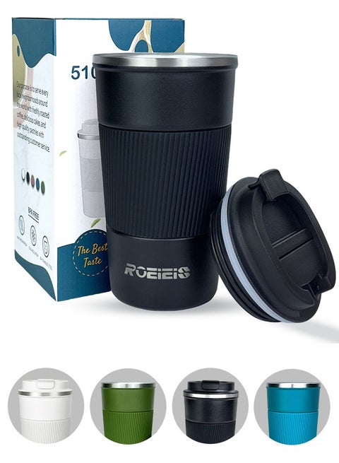 Stainless Steel Vacuum Insulated Tumbler, Travel Coffee Mug Spill Proof with Lid, Thermos Cup, Reusable Coffee Cup for Hot and Cold
