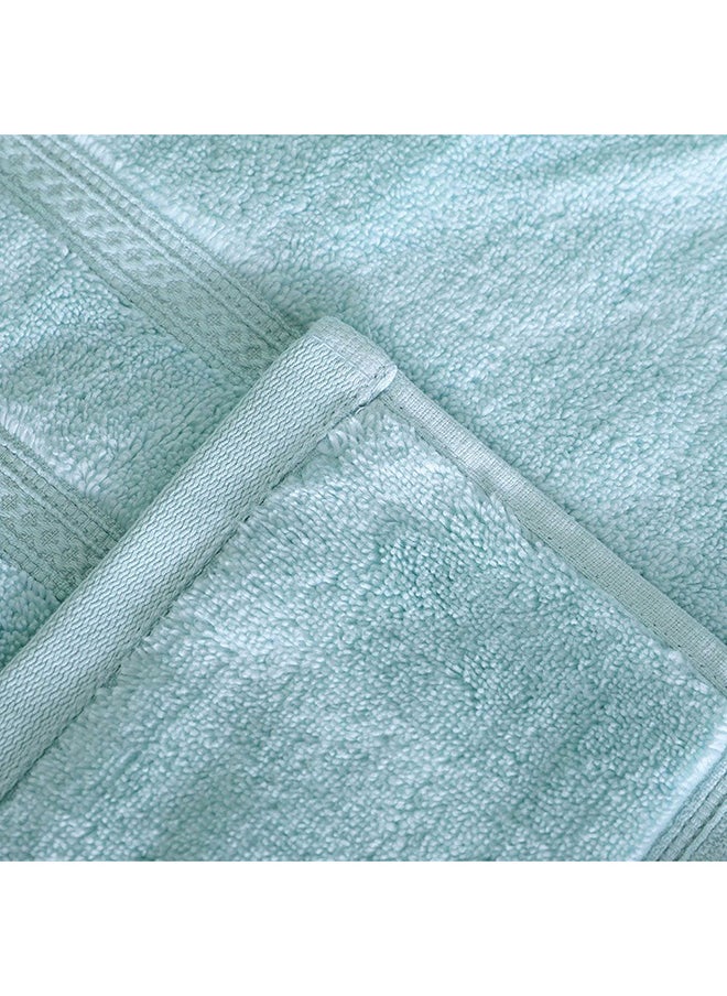 DANUBE HOME Danube Home Flossy Advance Bath Sheet 100% Cotton 650 gsm Quick Dry Plush Bathsheet Ultra Soft Highly Absorbent Daily Usage Towels For Bathroom L 84 x W 165 Cm-Light Green  - Image 5