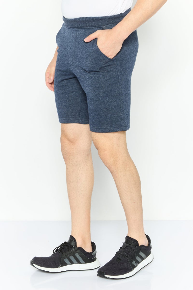 SKECHERS Men Sportswear Fit 9 Inseam Training Shorts, Navy Blue  - Image 3